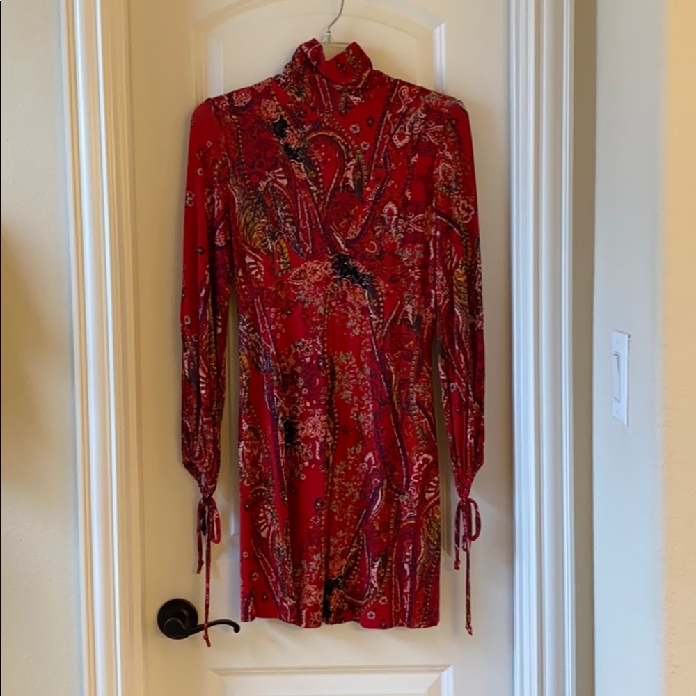 Free people All dolled Up red dress